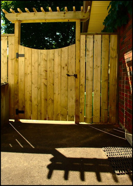 wood gate trellis Arbors and Pergolas – Campbell Fence and Decks