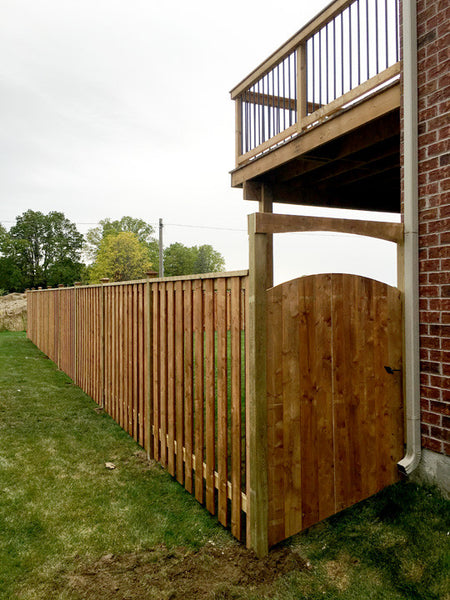 Fences with gates in Kitchener Campbell Fence